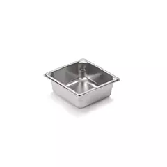 Vollrath super pan v stainless steel steam pan, 1/6 size, 2.
