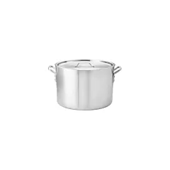 Browne Thermalloy Aluminum Stock Pot, 16 qt - 5814116 (RFS01