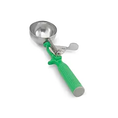 Vollrath Color-Coded One-Piece Disher, Green, 2-2/3 oz - 471