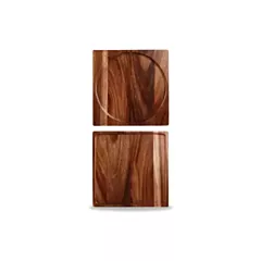 Churchill square acacia wood presentation board, 12