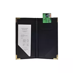 Universal Bindery Deluxe Naugahyde Check Holder, 9