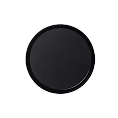Cambro Polytread Round Serving Tray, Black, 14