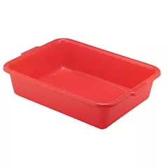 Vollrath Red Bus Bin, 5