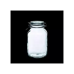 Steelite verre jar w/ swing top couvercle, 102.8 oz - 4949q452 066