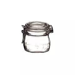 Steelite verre jar w/ swing top couvercle, 19 oz - 4949q457 066/49