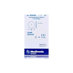 Medtronic 1524105 Nasal Septal Button – 3 cm Silicone Septal Perforation Repair Device Single-Use