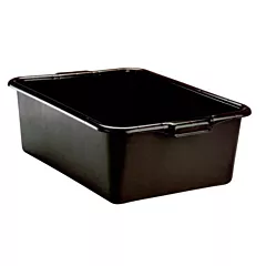 Vollrath Black Bus Bin, 7