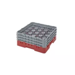Cambro Camrack Glassware Rack, Gray, 20-Compartment, 6-7/8