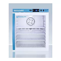 Accucold Pharma-Vac 1 Cu.Ft. Compact Countertop Glass Door Refrigerator 