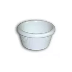 Carlisle fluted ramekin, white, 2 oz - s279 white 376/s279 w