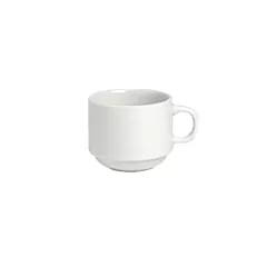 Steelite varick cappuccino cup, white, 11.25 oz - 6900e529 0