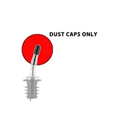 Spill stop dust cap for pourer, noir cs - 302-02 024/302-02