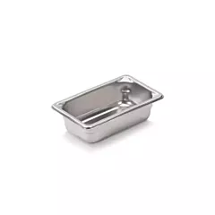 Vollrath super pan v stainless steel steam pan, 1/9 size, 2