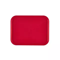 Cambro fast food tray, red, 11-7/8