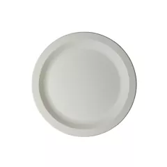 Cambro Camwear Narrow Rim Plate, White, 7.25