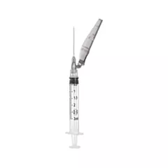 Sol-Care Safety Needle/Syringe Combo 3cc 25G x 5/8