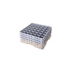 Cambro camrack verre rack, soft gray, 36-compartment, 7-3/4