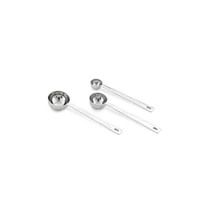 Vollrath Heavy Duty Round Measuring Spoon Set - 47078 1900/4