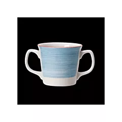 Steelite freedom double-handled mug, blue, 10 oz - 15310149