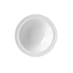 Steelite alvo rimmed fruit bowl, white, 6.5
