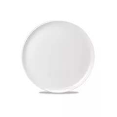 Churchill round plate w/ narrow rim, white, 11.25