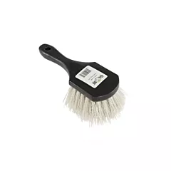 Globe Commercial Products Short Handle Brush, Stiff Fiber -
