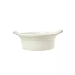 Syracuse casablanca oval welsh rarebit / casserole dish, whi