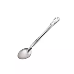 Browne Conventional Solid Serving Spoon, Stainless Steel, 15