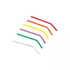 Quala Air Water Syringe Tips Disposable, Assorted Colors, 250/pkg