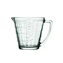 Pasabahce Glass Tabletop Measuring Cup, Clear, 38.75 oz 6EA