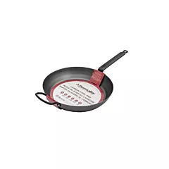 Browne thermalloy carbon steel fry pan w/ helper handle, 11.