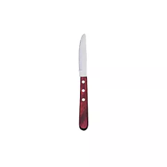 Browne Serrated Steak Knife w/ Pakkawood Handle, 9