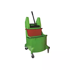 Globe Commercial ProductsÂ Dual Chamber, DP Bucket w/ Wringer