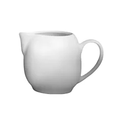 Cameo China Tableware Dynasty Round Creamer w/ Handle, White