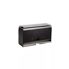 Vollrath stainless steel one-sided wrapped straw dispenser,