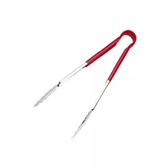 Browne Color-Coded One-Piece Tongs, Red, 9