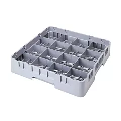 Cambro 16C258151 Cup Rack with 16 Compartments, Grey