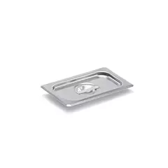 Vollrath super pan v flat steam table pan cover, 1/9 size -