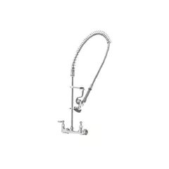 T&S EasyInstall Pre-Rinse, Spring Action, Wall Mount Base, 8