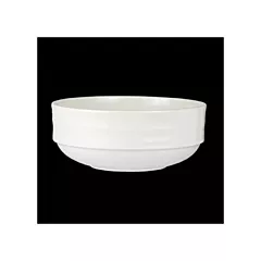 Steelite Stacking Entree Bowl, White, 42 oz - 62103ST1095 06