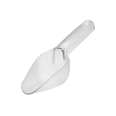 Rubbermaid bouncer ice scoop, clear, 6 oz - fg288200clr 152/