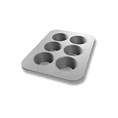 Bundy chicago metallic pecan roll pan, 6 wells, 11 1/8