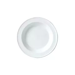 Steelite simplicity rimmed soup plate, 8.5
