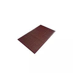 Happy mat economy anti-fatigue mat, red, 3' x 5' x 1/2