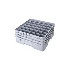 Cambro camrack customizable verre rack, 36 compartment, grey