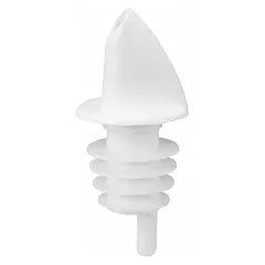 Winco Free Flow Pourer, White, 12 /Bag