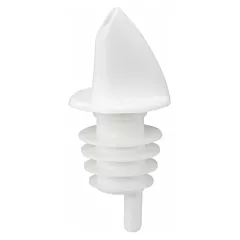 Winco Free Flow Pourer, White, 12 /Bag