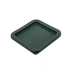 Carlisle StorPlus Square Container Lid, Dark Green, 2-4 qt -