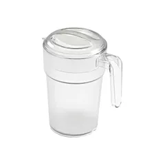 Cambro Camview Pitcher w/ Lid, Frosted, 34 oz 6/CS - PC34CW1