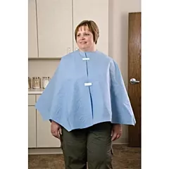 Exam Poncho, Extra Coverage, Blue, 56